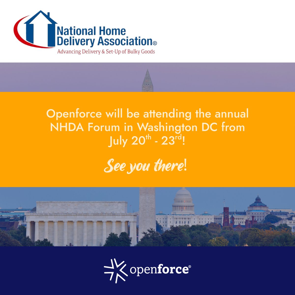 OpenforceTech's tweet image. We’re heading to the NHDA Annual Forum in DC this week! 🎉

Discover why Openforce is the #1 Contractor Management Solution — from onboarding to payments, we simplify it all.

Let’s connect!
#NHDA #ContractorManagement #Compliance #RiskManagement