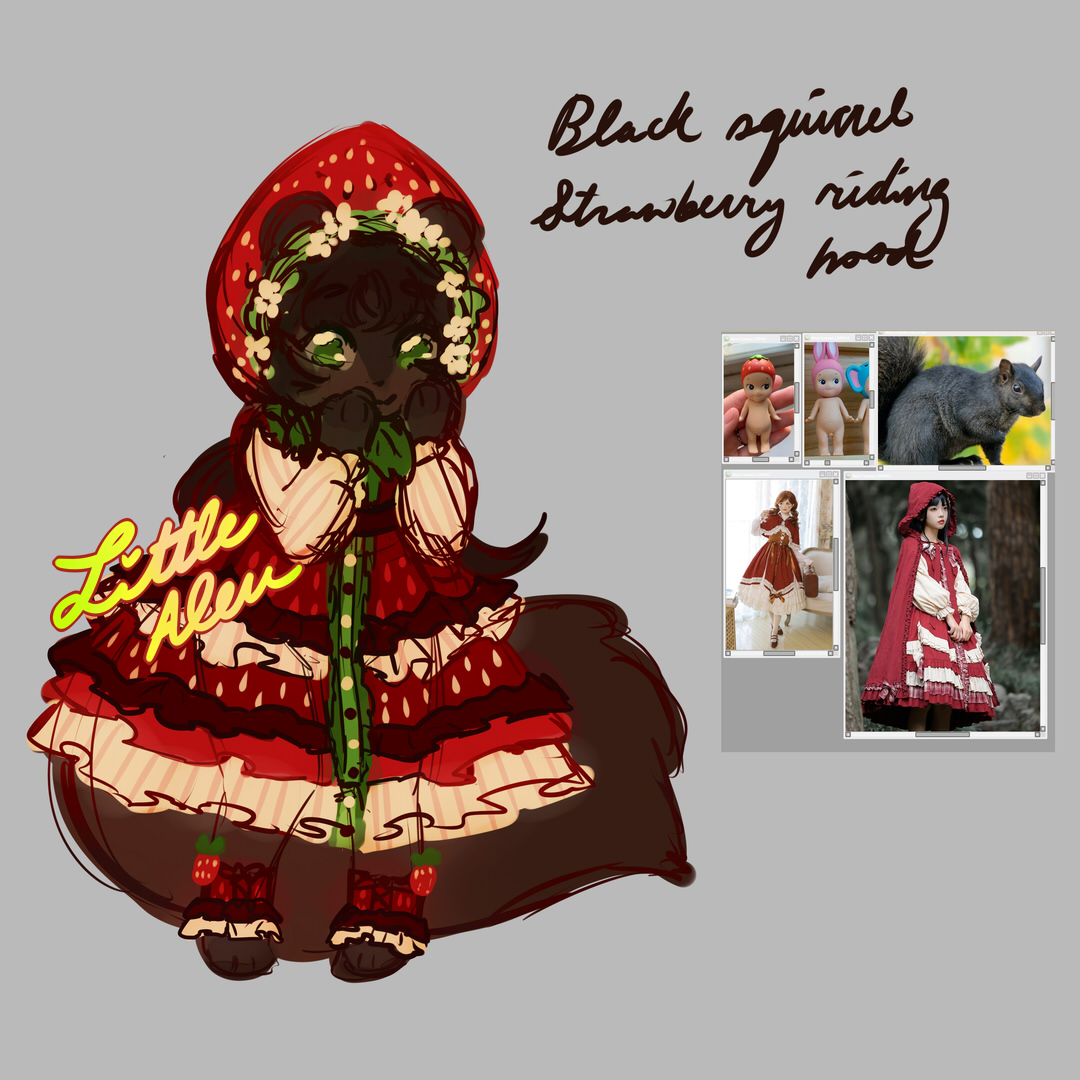 LittleAleu's tweet image. Another adoptable practice! One of my favorites so far after the Yuzu Kitty.
Blessings ~ Aleu 🍓❤️