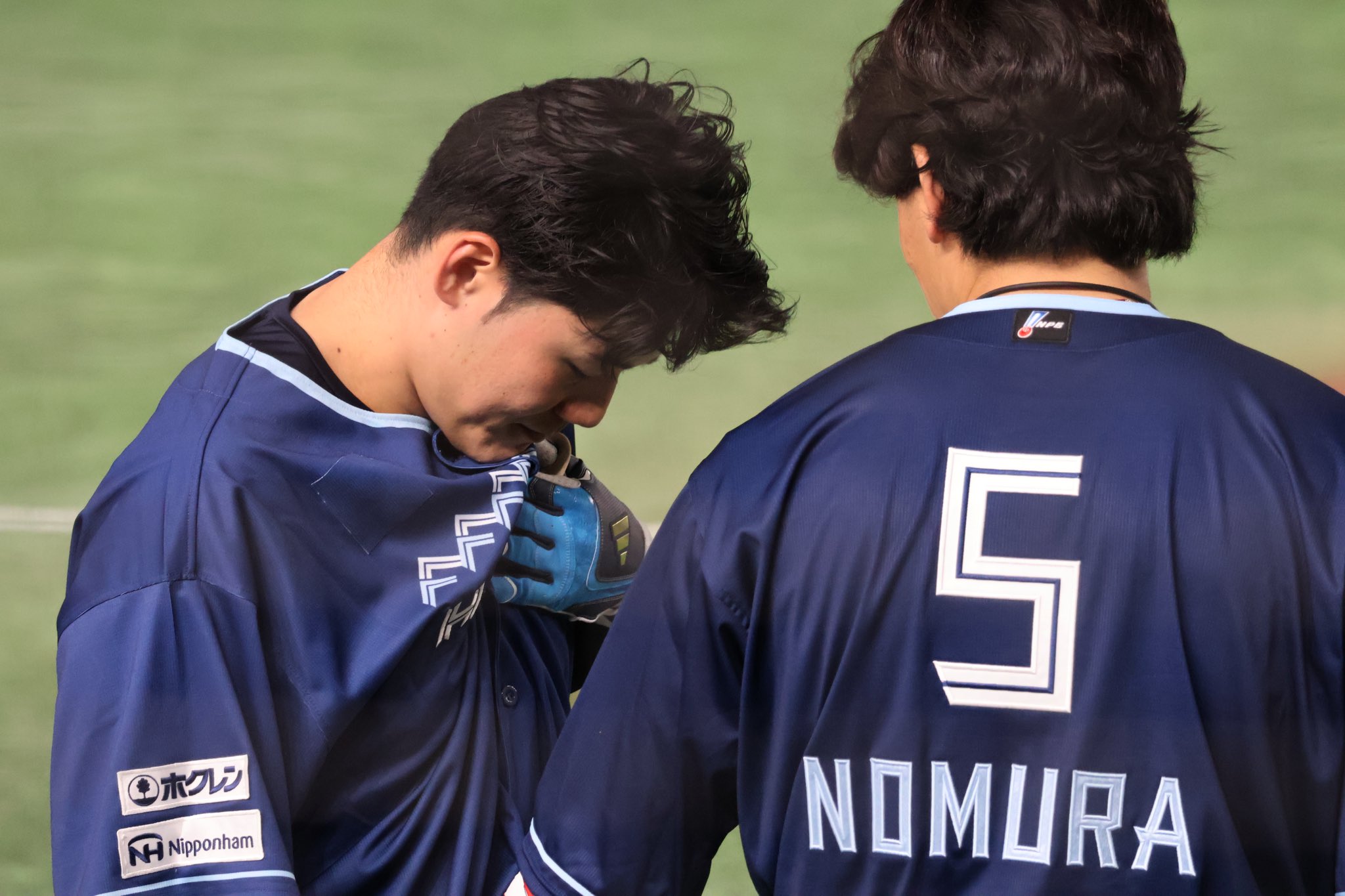 ◾️ファイターズ　推しペアクッション　野村佑希　清宮幸太郎 北海道日本ハムFIGHTERS清宮選手・野村選手 ファイターズ推し
