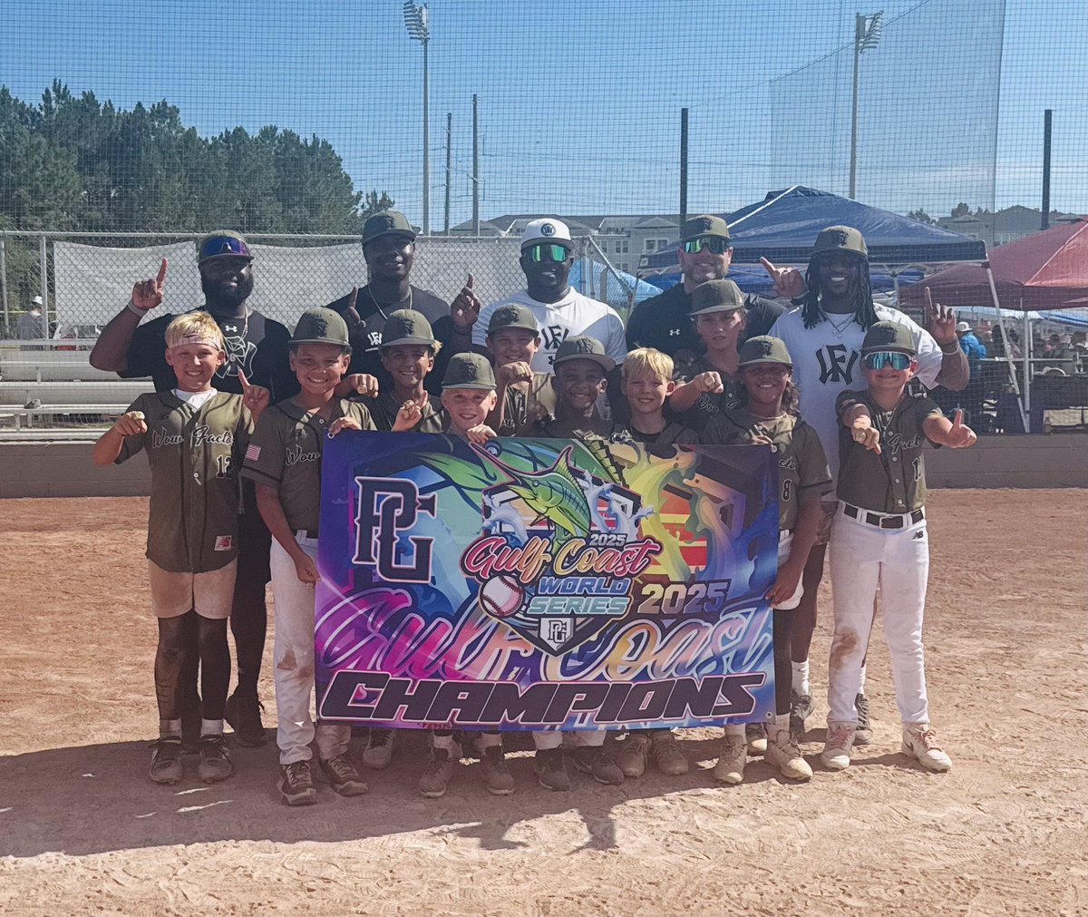 Rod Williams (@coach_rod88) on Twitter photo Congrats to my 2033 (10u) team for placing 1st in the top bracket at the Perfect Game Gulf Coast World Series in Destin, FL. They went 6-1 on the week, losing game 1 then ripping off 6 straight wins to win it all. Great job guys!
<a href="/WF_NationSouth/">Wow Factor Nation South</a> Congrats to my 2033 (10u) team for placing 1st in the top bracket at the Perfect Game Gulf Coast World Series in Destin, FL. They went 6-1 on the week, losing game 1 then ripping off 6 straight wins to win it all. Great job guys!
<a href="/WF_NationSouth/">Wow Factor Nation South</a>