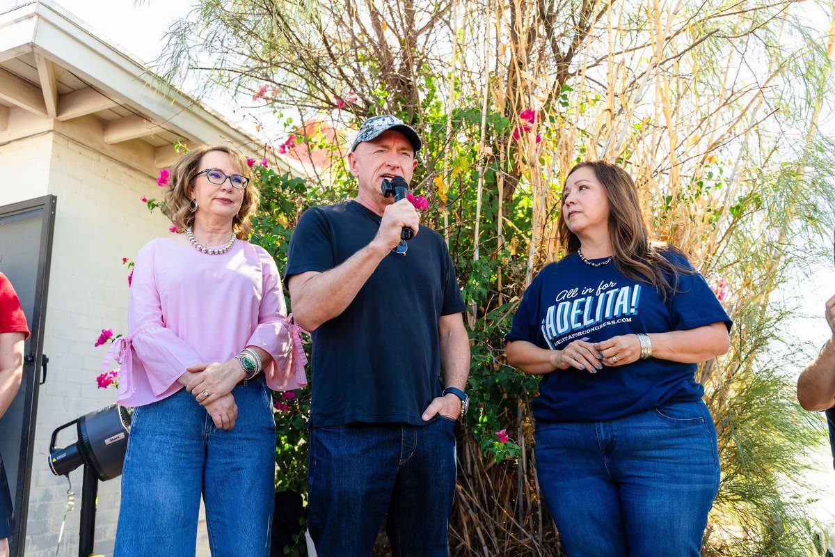 CaptMarkKelly's tweet image. Tomorrow is Election Day in #AZ07, and I’m proud to be supporting @AdelitaForAZ to be the next representative for my home district. If you haven’t voted yet, now is the time to make your plan to vote tomorrow at IWillVote.com/AZ.