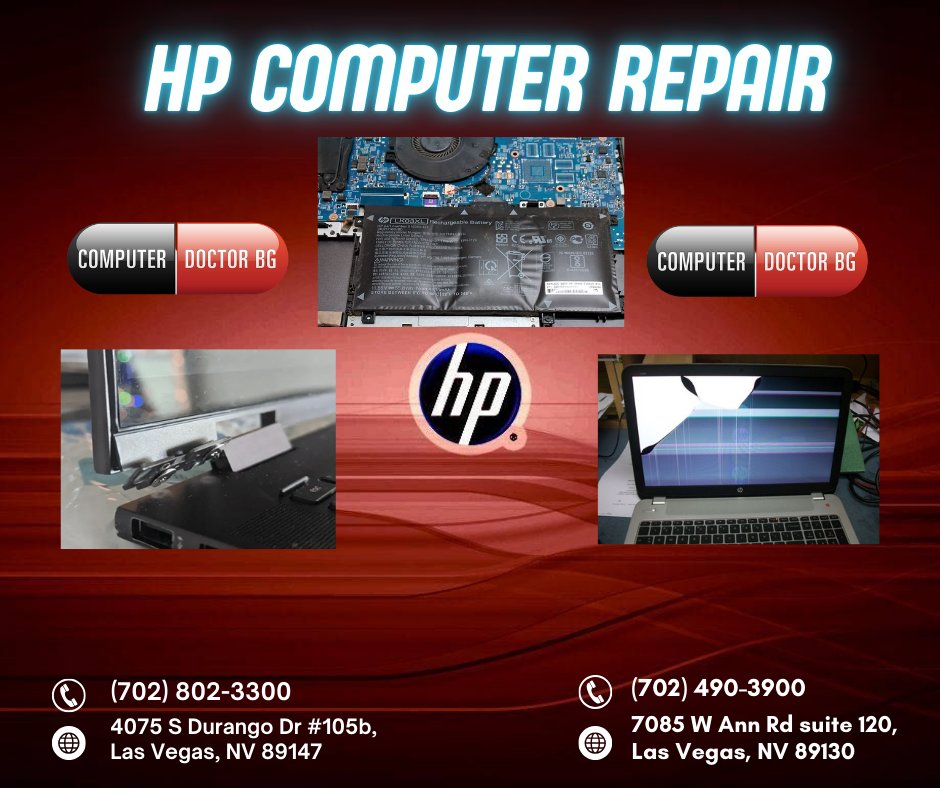 compdocbg's tweet image. HP computer woes in Vegas? 😫 Computer Doctor BG fixes all HP issues FAST! Get your tech running like new.

#HPRepair #MicroCenter #AppleStore #ComputerRepairNearMe #ComputerShopNearMe #laptoprepairnearme #AppleComputerRepairs #DataRecovery