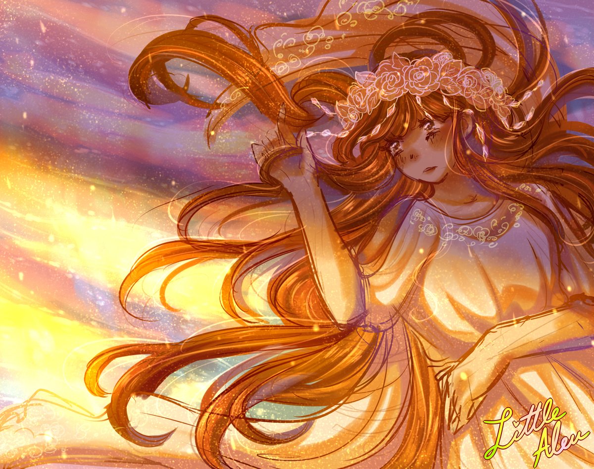 LittleAleu's tweet image. Something I originally drew for Irislunar&apos;s (IG) contest but didn&apos;t finish in time cause I was traveling. I have the colored version I did in a rush but personally adore the uncolored version 💖
Blessings ~ Aleu