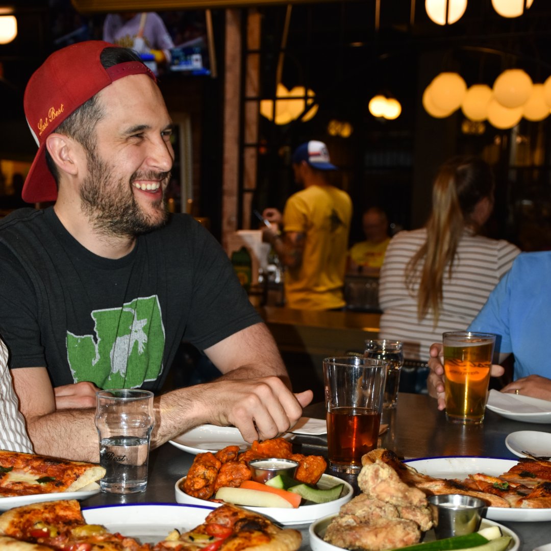 Boots off, hat hung. If you’re feeling the post-Stampede blues, we’ve got cold beer, non-alc, and good food waiting. 😉 Our Head Brewer, Keil, recommends wings and a Tokyo Drift Turbocharged IPA.