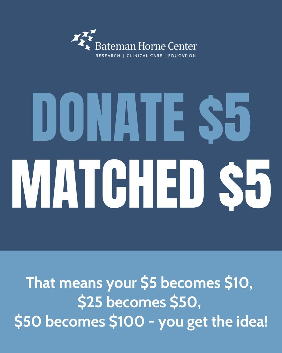 BatemanHorne's tweet image. 💙 Double your gift. Fuel the mission. Donate today. givebutter.com/OneGuide_OneGo…
BHC turns clinical expertise into tools like the Clinical Care Guide — helping those with ME/CFS & Long COVID get the care they deserve.
All gifts matched through July 15 in honor of Dr. Bud Keye.