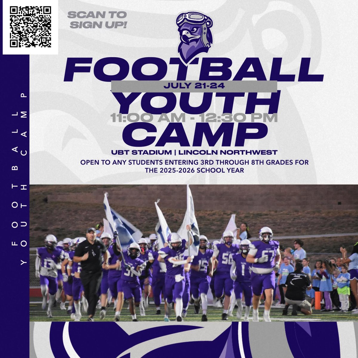 We are 1 week away from THE best youth football camp in town! Haven’t signed up yet? No problem, click the link below! Go Falcons!
trst.in/5NE42j
