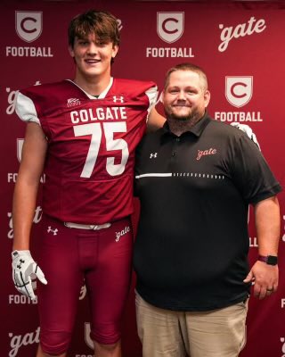 Rhett_Harmon08 (@rhett_harmon08) on Twitter photo After a long visit with <a href="/CoachRotch/">Patrick Rotchford</a> and great discussion with <a href="/_CoachFitz/">Curt Fitzpatrick</a>, I am blessed to have received my first Division 1 scholarship offer from <a href="/ColgateFB/">Colgate Football</a>. Thank you both for the hospitality and opportunity!
<a href="/Coach_A_MHS/">Mike Alexander</a> <a href="/harper_coach/">Rowdy Harper</a> <a href="/Coach_TD19/">Taylor Daniel</a> <a href="/pcrosthwait/">Paul Crosthwait</a> After a long visit with <a href="/CoachRotch/">Patrick Rotchford</a> and great discussion with <a href="/_CoachFitz/">Curt Fitzpatrick</a>, I am blessed to have received my first Division 1 scholarship offer from <a href="/ColgateFB/">Colgate Football</a>. Thank you both for the hospitality and opportunity!
<a href="/Coach_A_MHS/">Mike Alexander</a> <a href="/harper_coach/">Rowdy Harper</a> <a href="/Coach_TD19/">Taylor Daniel</a> <a href="/pcrosthwait/">Paul Crosthwait</a>