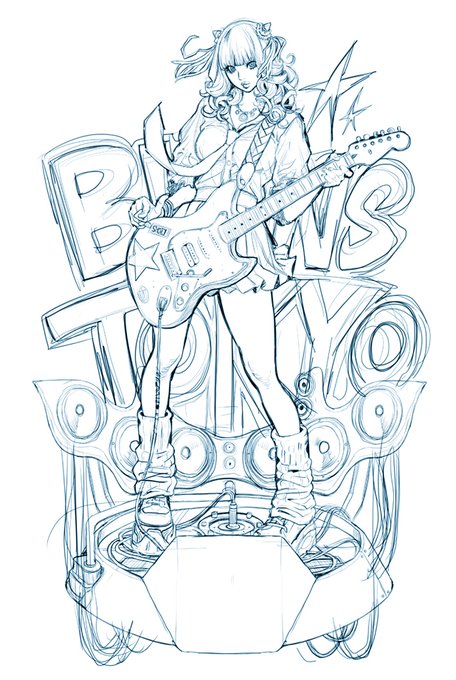 某ショップの依頼で描いたTシャツのイラストラフ
 3年経ったがいまだに音沙汰なし 
完成してるのか販売しているのか分からん 
とりあえずギャラはもらった気がする
もーこんなんばっかだなオレの仕事🥹 