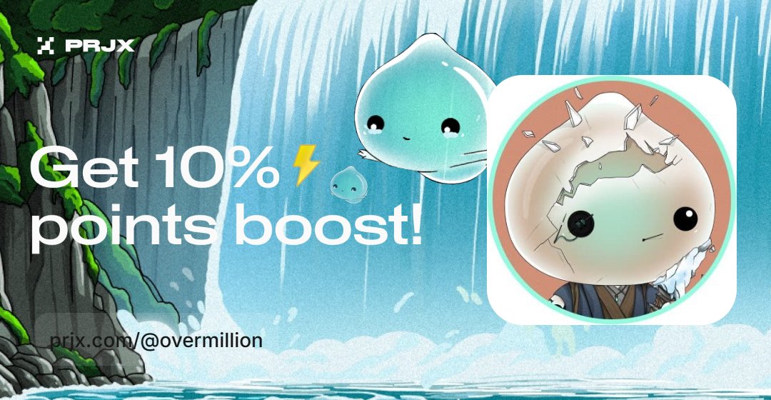 0xovermillion's tweet image. go farm points on your new favourite dex, dont fade it

prjx.com/@overmillion