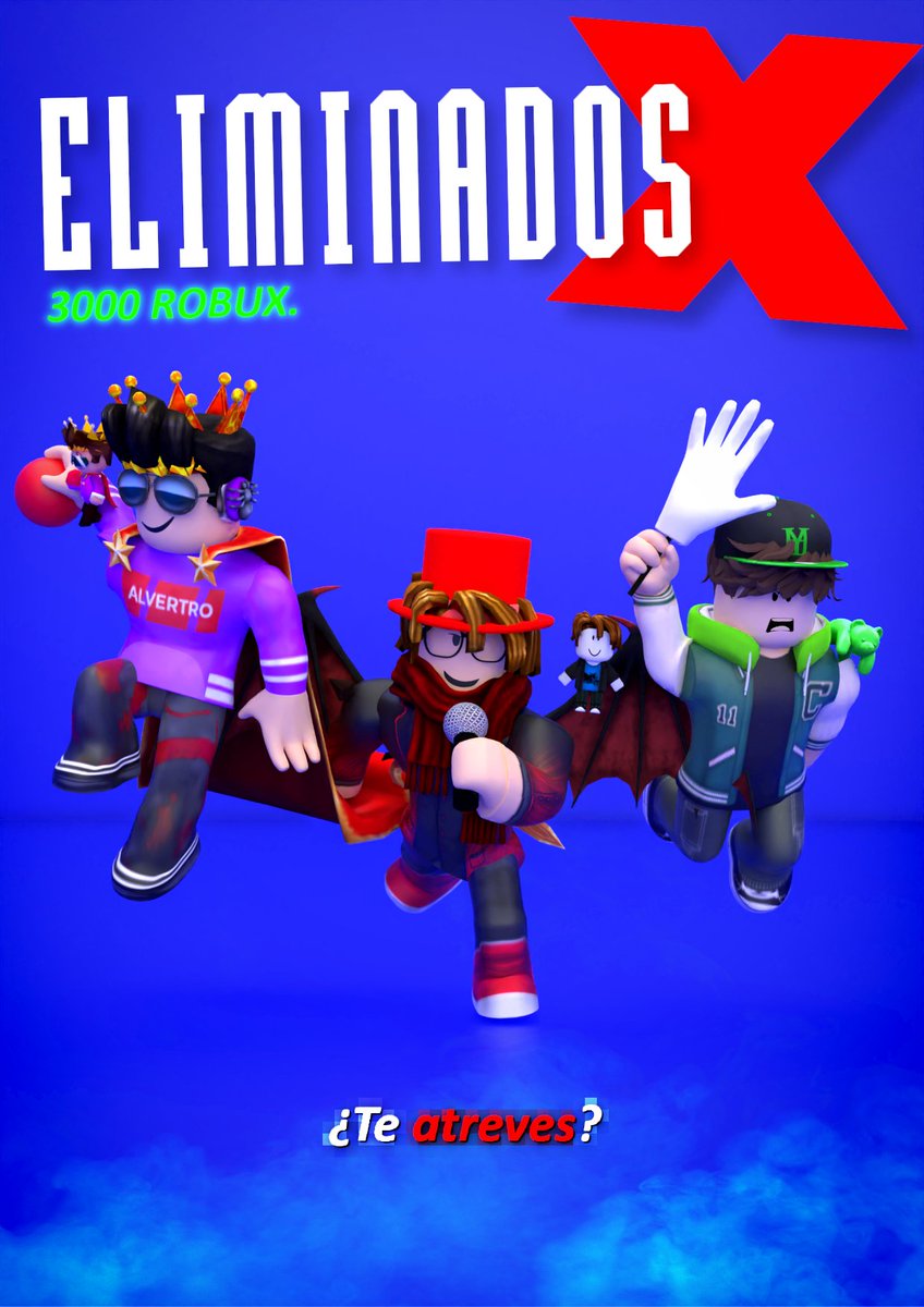 ❌ELIMINADOS❌
👥MAS DE 40 PERSONAS👥
💰3,000 ROBUX DE PREMIO💰
💸750 ROBUX POR RONDA💸
---- COMO PARTICIPAR ----
🗣️SEGUIRME🗣️
💭COMENTAR💭
❤️DAR LIKE A ESTE TWEET❤️
( HORARIOS EN EL HILO )