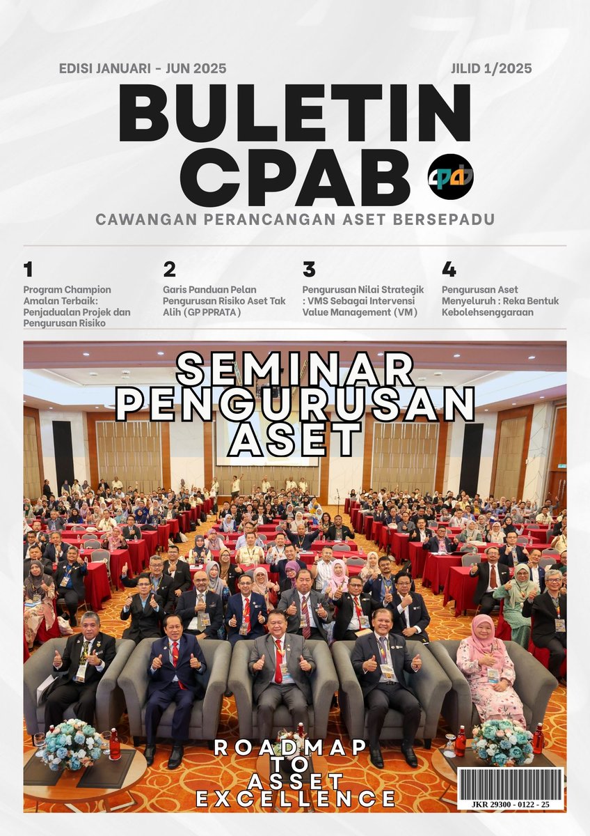 Caw. Perancangan Aset Bersepadu, JKR Malaysia (@jkrcpab) on Twitter photo HEBAHAN BULETIN CAWANGAN PERANCANGAN ASET BERSEPADU JILID. 1/2025
(EDISI JANUARI - JUN 2025)
heyzine.com/flip-book/599c…
<a href="/JkrMaria/">Maria Marcus</a>
#IamJKR HEBAHAN BULETIN CAWANGAN PERANCANGAN ASET BERSEPADU JILID. 1/2025
(EDISI JANUARI - JUN 2025)
heyzine.com/flip-book/599c…
<a href="/JkrMaria/">Maria Marcus</a>
#IamJKR