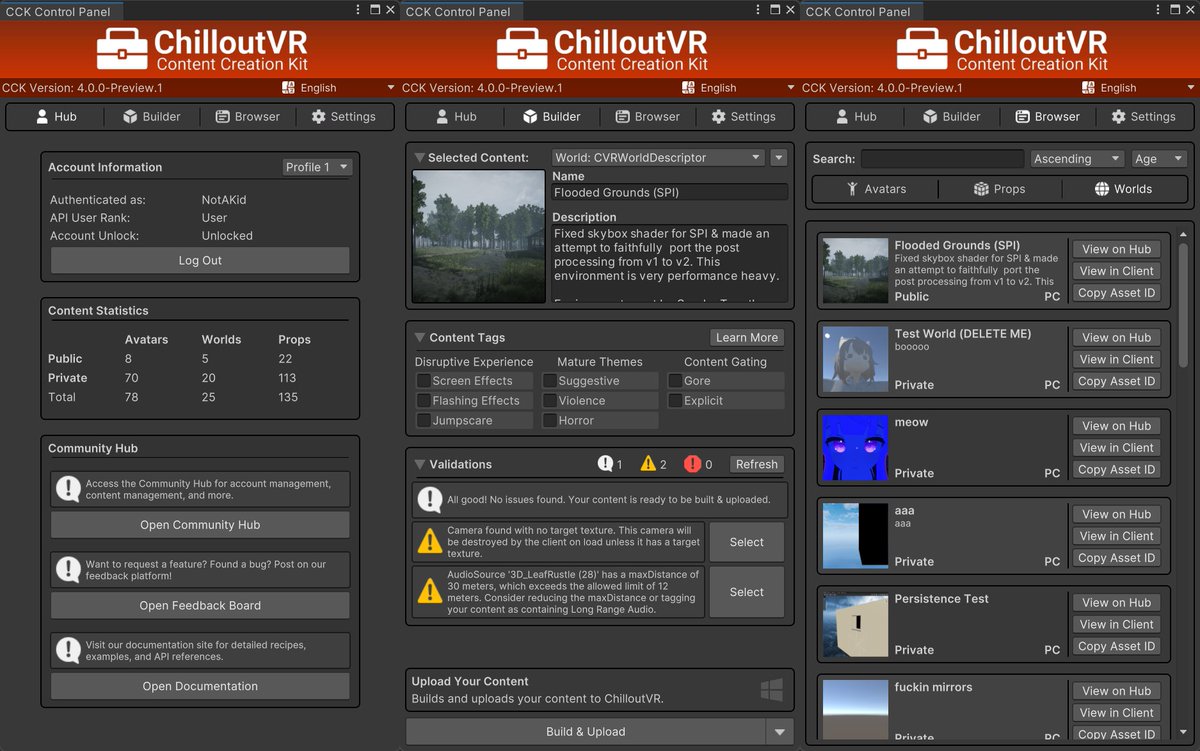 ChilloutVR Team tweet media