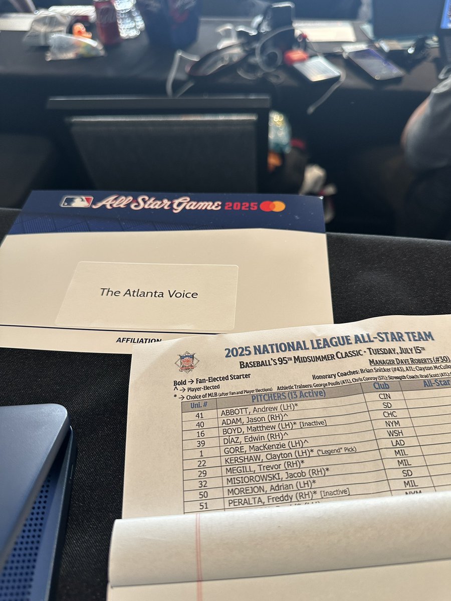 suggswriter's tweet photo. If you’re looking for me I’ll be amongst my people. #journalist #MLBALLSTARWEEKEND #HomeRunDerby @theatlantavoice @BlackPressUSA https://t.co/Vnsvhy8Tjp