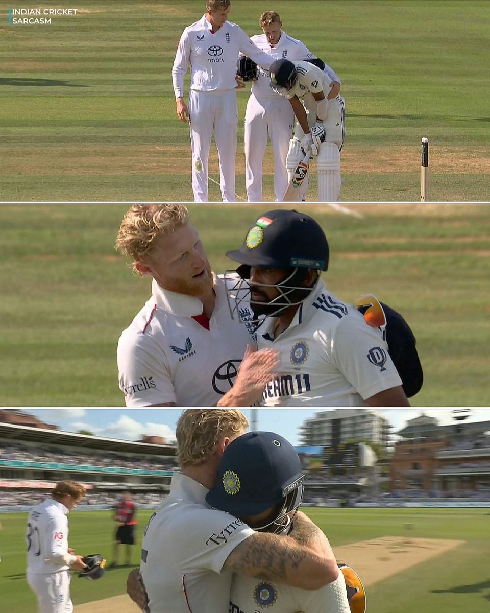 PraDeepGoDara2's tweet image. That is why 
Cricket is gentleman&apos;s game 
Game sprit 
#INDvsENG #LordsTest #Jadeja #Siraj #root