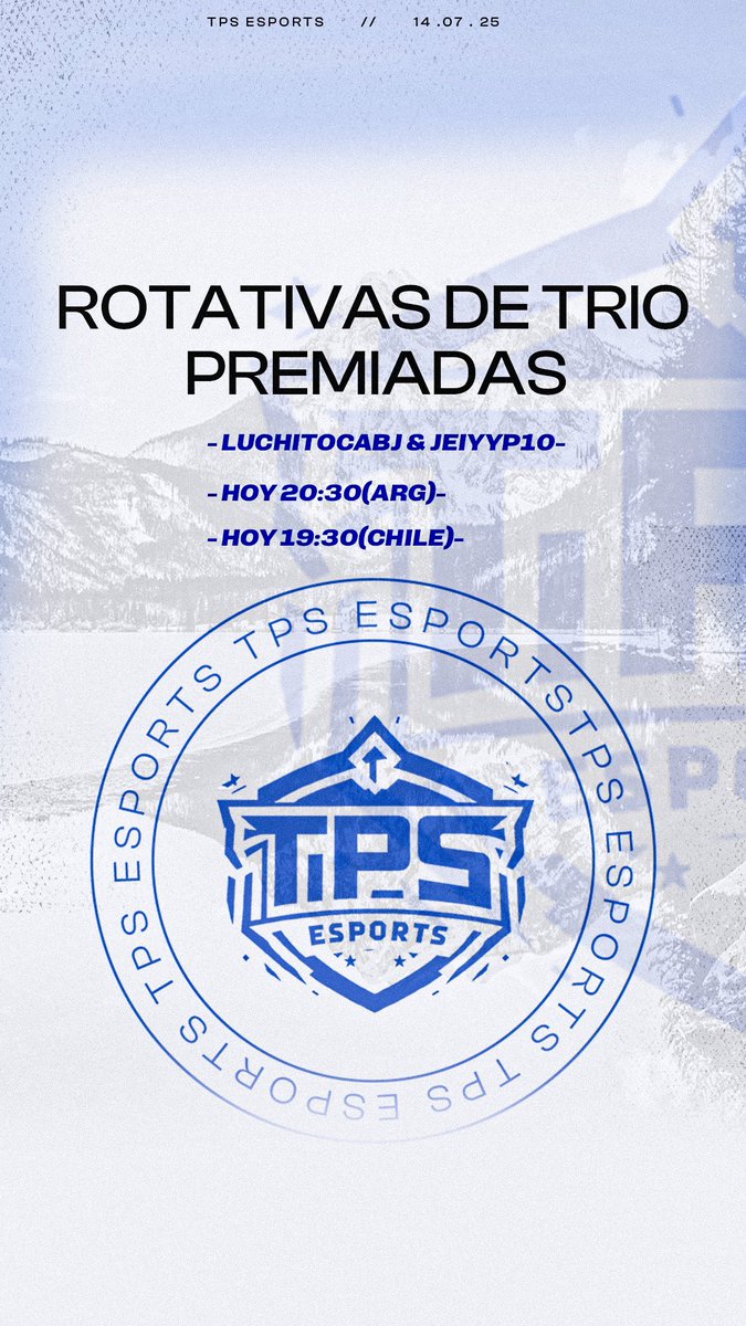 ROTATIVAS DE TRIO PREMIADAS

twitch.tv/luchitocabj_