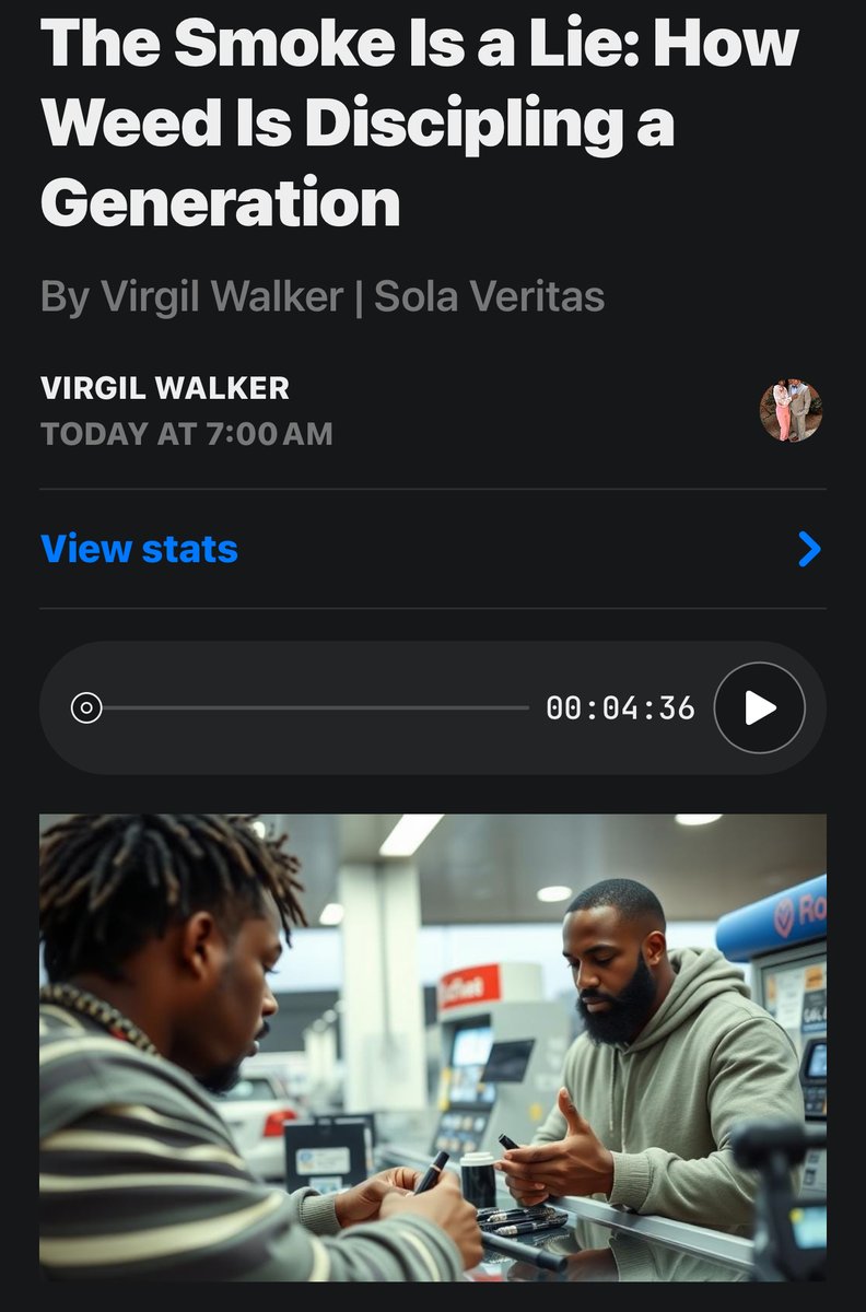 Weed isn’t just a habit, it’s a worldview.

It’s shaping minds, dulling discernment, and discipling a generation in passivity and escapism.

I break it down in my latest article:
👉 virgilwalker.substack.com/p/the-smoke-is…