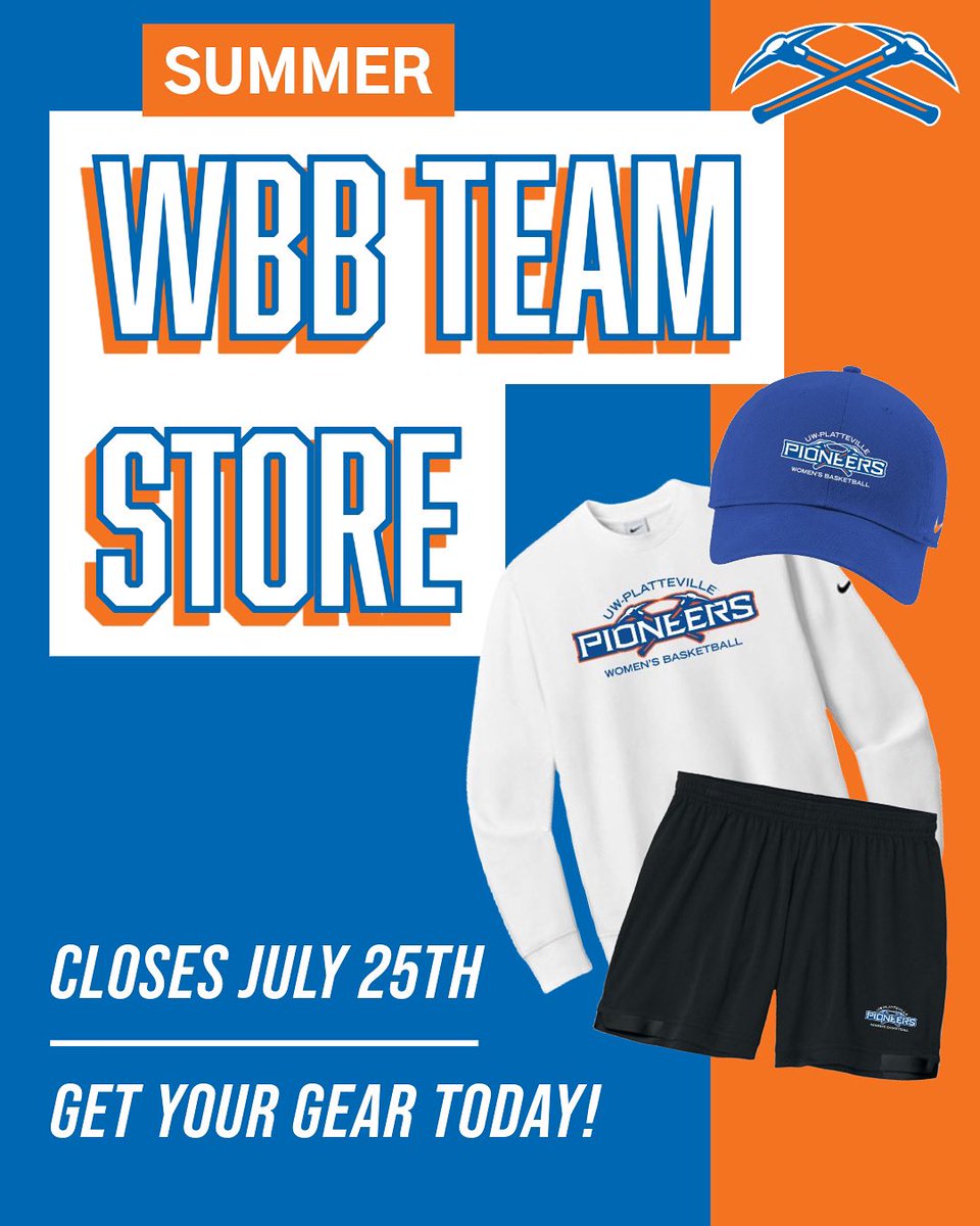 🚨 Team Store is NOW OPEN! 🚨
Get your UWP Women’s Basketball gear before it’s gone — orders close July 25th!

🛒 Order today: wccbrands.chipply.com/uwpwomensbaske…

#SwingTheAxe ⛏️