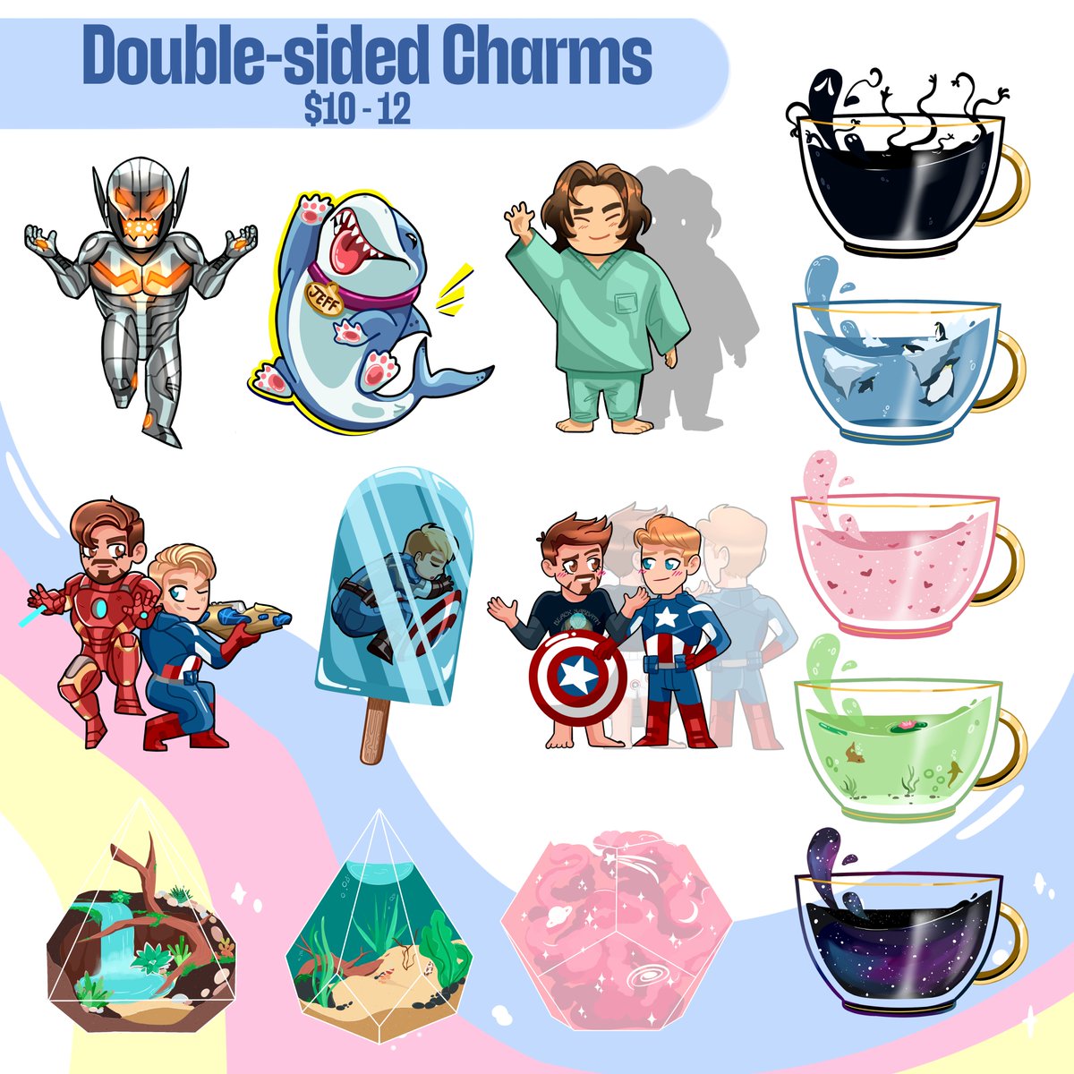 tifftac_'s tweet image. Here's some of my catalog for Atlanta Comic Con! Be sure to stop by and say hi!