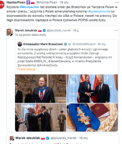 HanterPoen's tweet photo. @2Reniaanna29450 Dlatego Sz.Anno już dziś powinniśmy domagać się COFNIĘCIA NOMINACJI @TomRoseIndy na ambasadora USA w Polsce,który będzie gorszy od znienawidzonej przez Polaków. Będzie szczuć #Just447 #Mosbacher-szczuła #ŻydLGBT,ODWOŁAĆ Z FUNKCJI AMBASADORA USA W POLSCE RABINA-SYJONISTY-#TomRose- https://t.co/xLCQs4N5SE