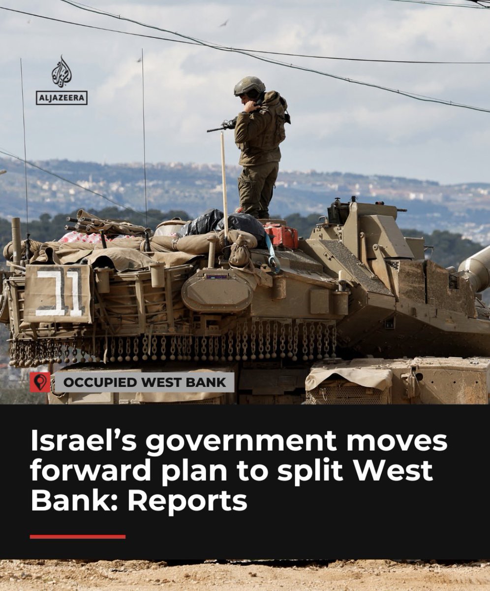 lebaneseguy43's tweet image. Israel is resuming plans to build in the E1 area of the occupied West Bank - a move that would sever the north from the south, according to a report by news outlet Haaretz.
The Higher Planning Committee in the Civil Administration is scheduled to discuss the project on August…