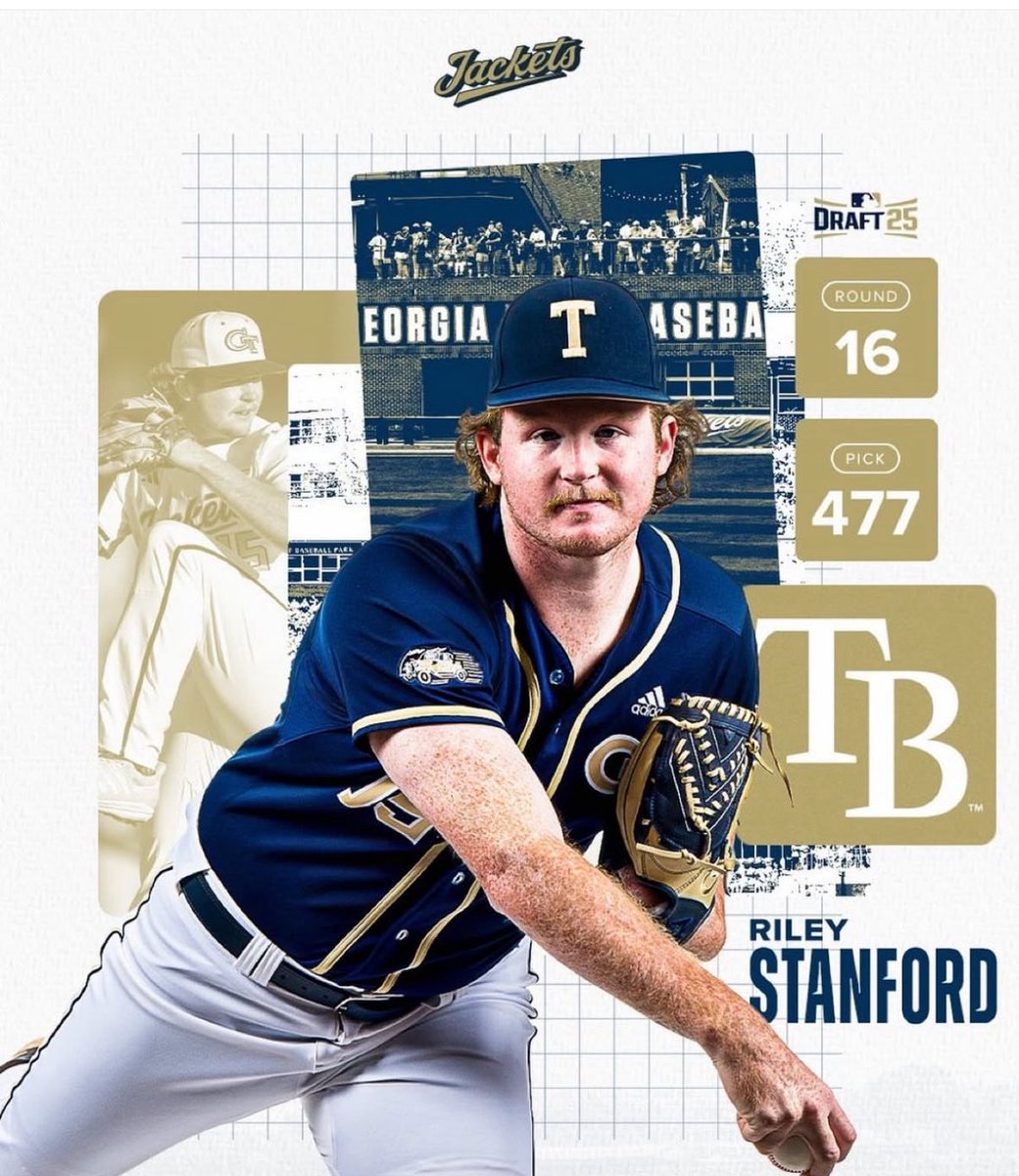 Congrats to Buford Baseball Alum <a href="/rileystanford15/">Riley Stanford</a> on getting drafted by the <a href="/RaysBaseball/">Tampa Bay Rays</a> #Family #GoWolves #CCC #ForTheCity