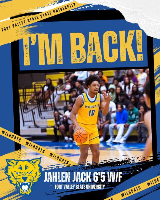 fvsubball's tweet image. π Heβs Back
Jahlen Jack returns for another season with the Wildcats.
The 6β5β wing/forward brings athleticism, experience, & toughness to the floor.
Known for his crafty drives, athletic finishes, & versatile defense, Jahlen is ready to elevate his game & be an impact.