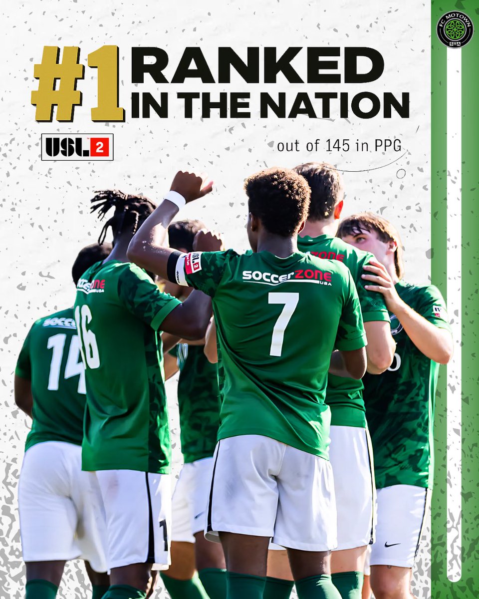 fc_motown's tweet image. FC Motown STA is ranked #1 in the nation out of 145 in PPG! ⚽️🔥

#path2pro #stastrong #usl2 #fcmotownsta