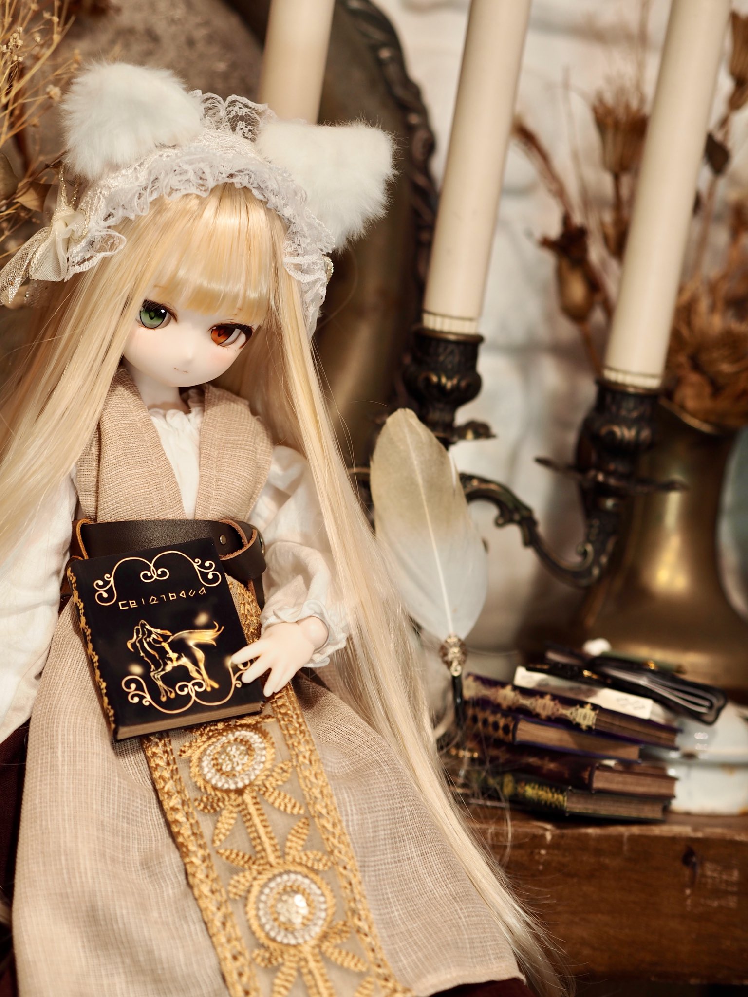 煌めく水の瞳の子　アートドール　ハンドメイドドール 煌めく水の瞳の子 アートドール ハンドメイドドール