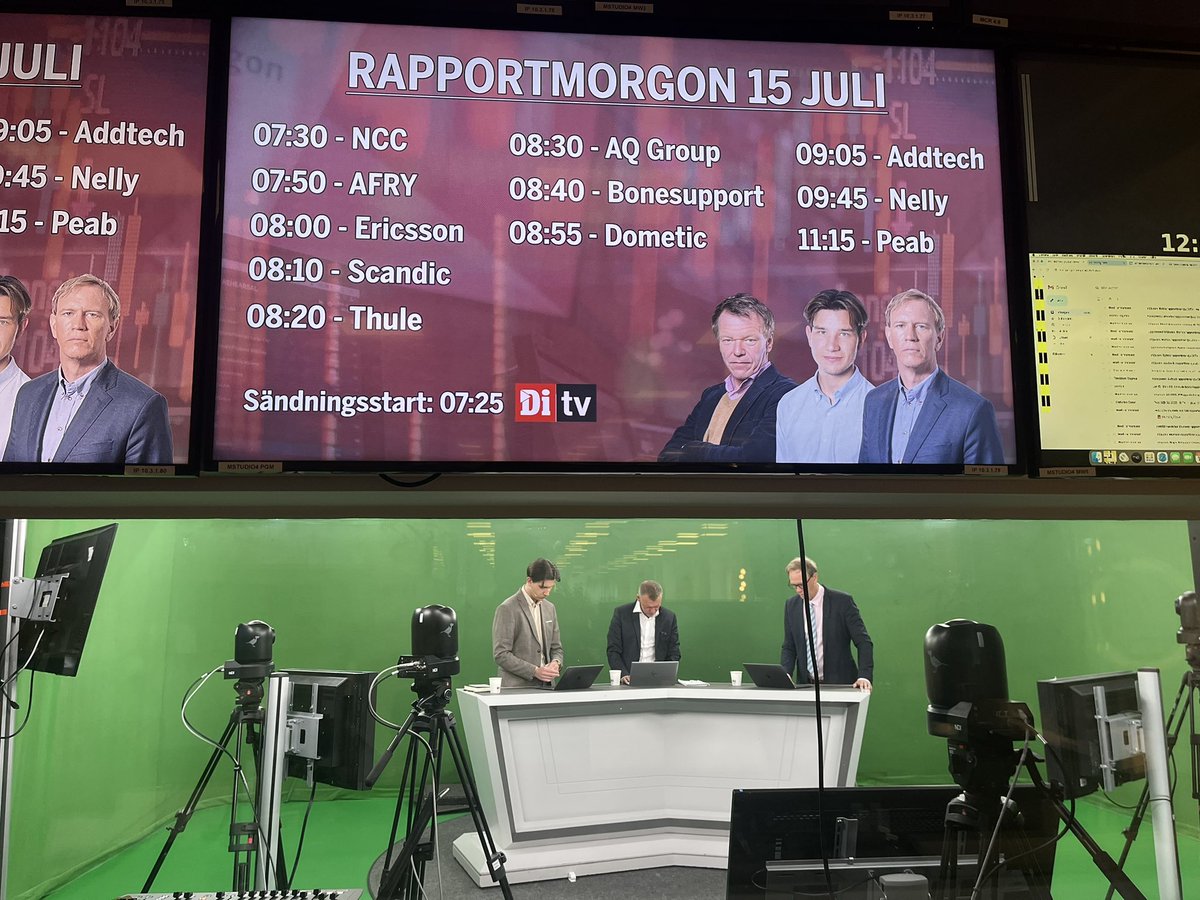 Något svettigare denna morgon. Följ vår bevakning hela dagen lång!