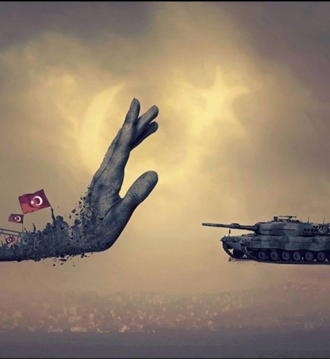 ve tarih şöyle yazdı; filler tank olmuş, millet ise ebâbil..

#15TemmuzDestanı