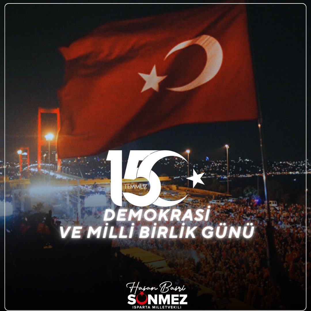 Milletimizin cesaretiyle karanlığa dur dediği, özgürlüğe ve demokrasiye canıyla sahip çıktığı 15 Temmuz’un 9. yıl dönümünde; şehitlerimizi rahmetle, gazilerimizi şükranla anıyorum. 🇹🇷🇹🇷