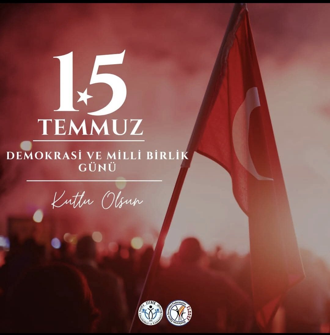Demokrasi ve Milli Birlik Günü Kutlu Olsun
<a href="/eyuder/">EYUDER</a> 
#DemokrasiVeMilliBirlikGünü