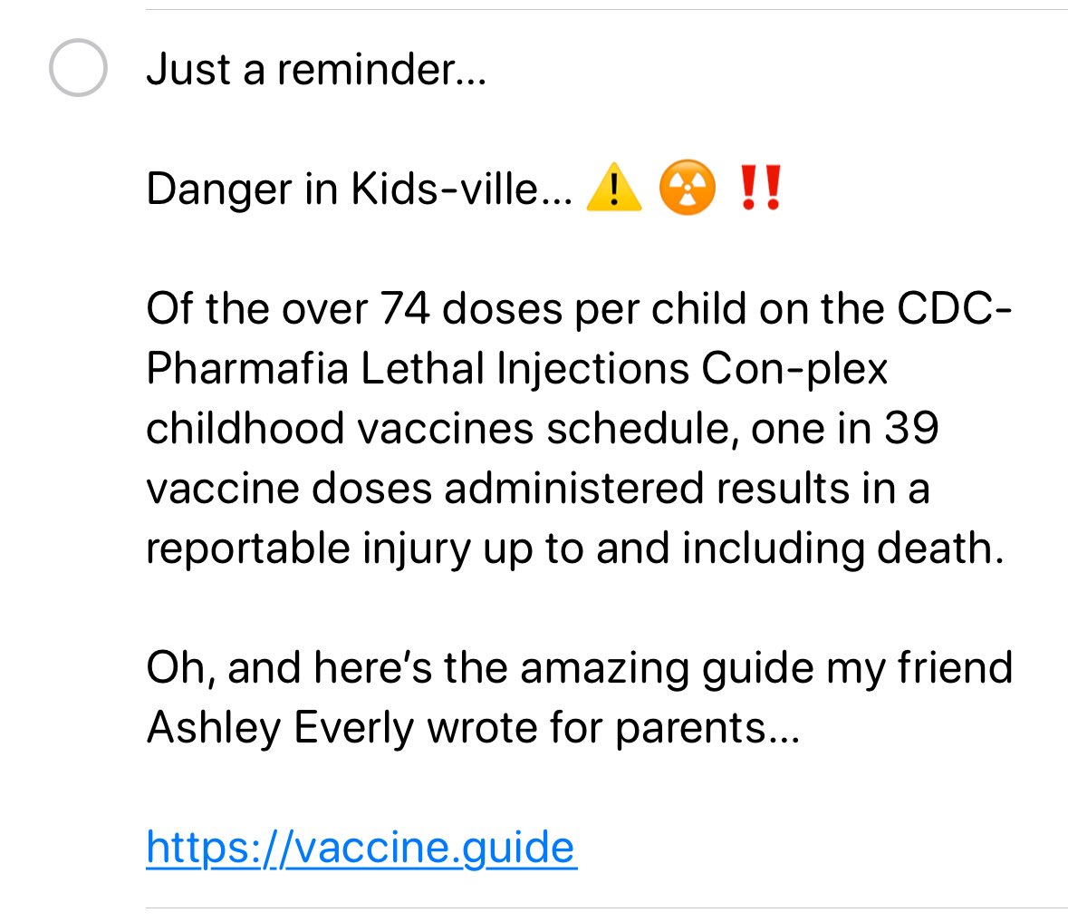 canada7hansen's tweet image. And measles is still a mild illness that confers benefits.

Now do the corona vaccines and the CDC childhood schedule vaccines…