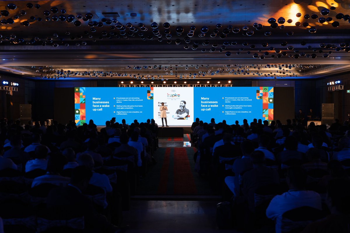 Zoho's tweet image. At Zoho, we’re celebrating the partners who strengthen our story every day. 😇
We’ve kicked off Zoho Inspire in Bengaluru—bringing together voices from across the country for a day of learning and connection. #ZohoInspireIndia