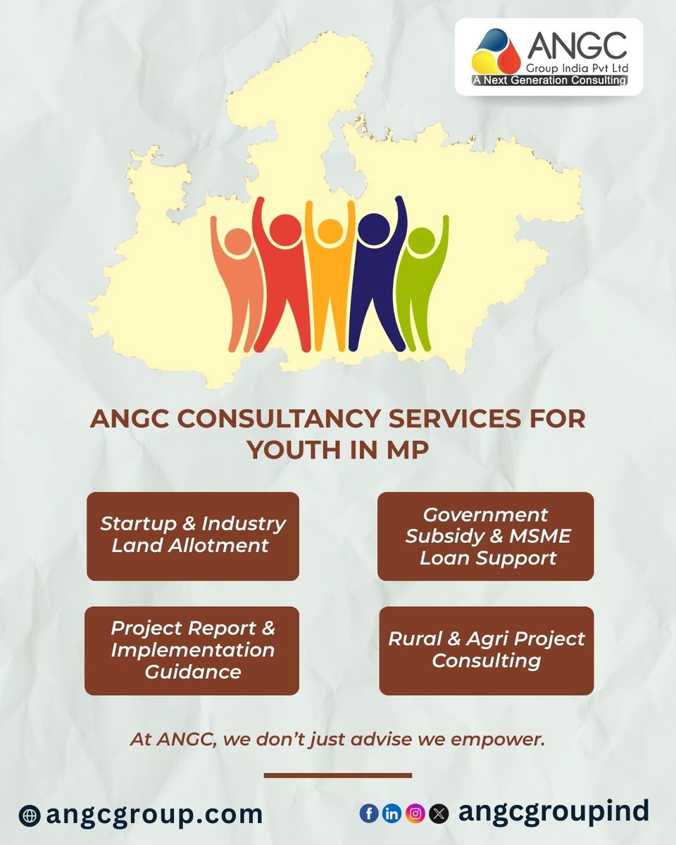 angcgroupind's tweet image. Madhya Pradesh Youth — Your Skills, Our Support!
On #WorldYouthSkillsDay, ANGC is here to turn your talent into triumph.
.
.
.
.
#ANGC #YouthEmpowerment #SkillsForSuccess #MadhyaPradeshYouth #MSME #StartupSupport #WorldYouthSkillsDay #GrowWithANGC #SkillIndia #IndustrialSupport