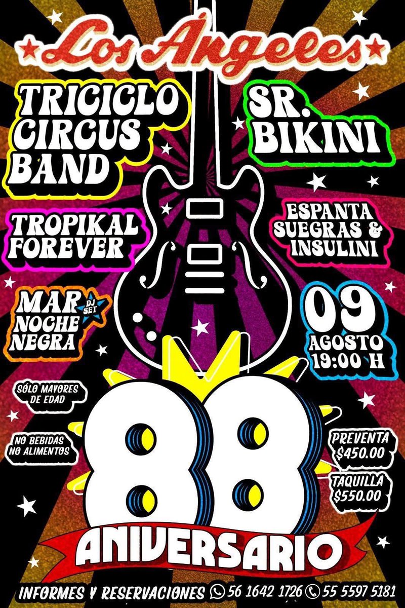 Así se celebrarán los 88 años del <a href="/LosAngelesSalon/">SalonLosAngelesmx</a> para el 9 de agosto 🎂

Tienes que estar en el cumpleaños de uno de los lugares más emblemáticos de CDMX 👌