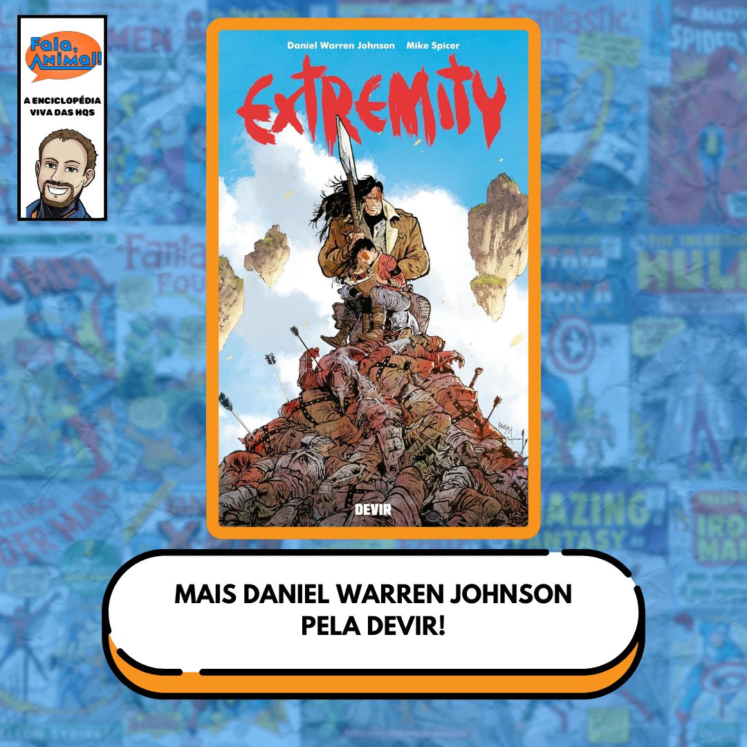 Extremity chega ao Brasil em volume único cheio de extras!

falaanimal.com.br/2025/07/15/ext…

Nos apoie no Catarse: catarse.me/falaanimal

Compre através do nosso link: amzn.to/4kCW0BK

Entre para nosso grupo de ofertas chat.whatsapp.com/ImtWKa9YOi66RR…

#danielwarrenjohnson #imagecomics
