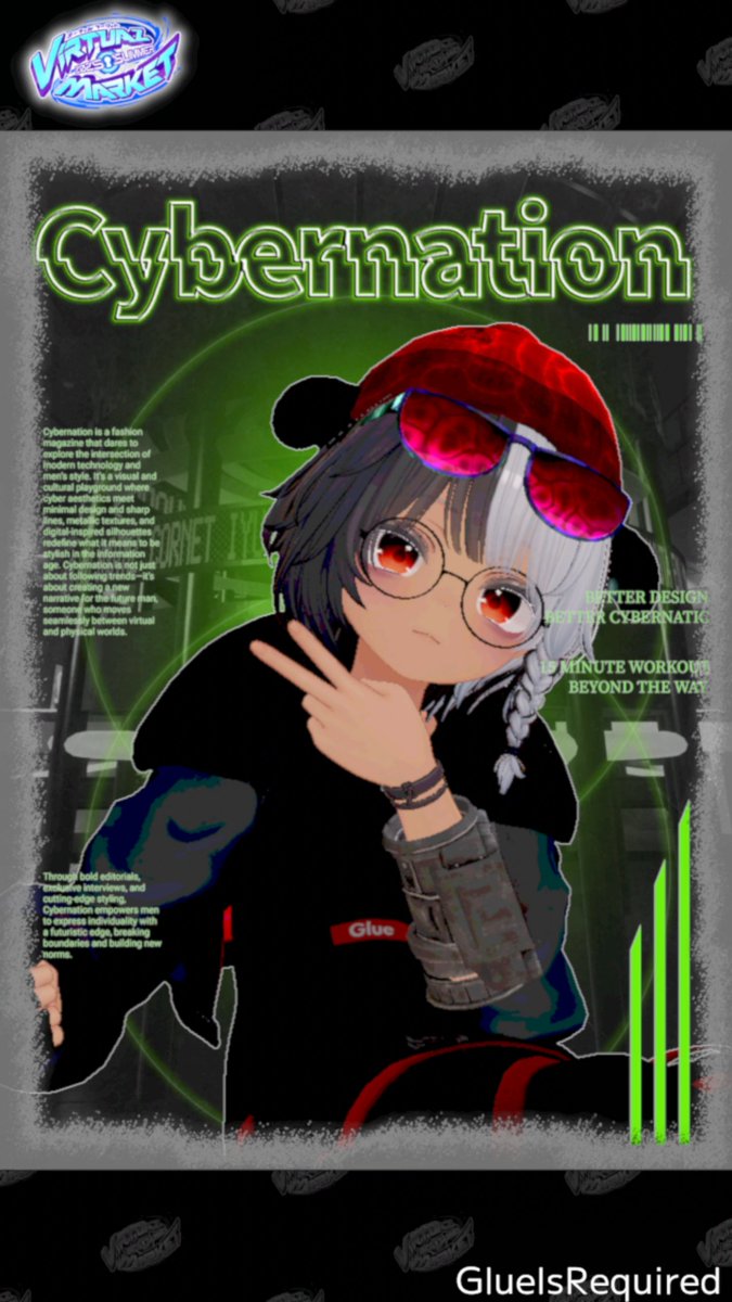 GlueIsRequired's tweet image. Vket 2025 Summer ~ I found out we're all models 🕶️
#VketPhoto #Vket2025Summer #Vketはじまったな #VRChat