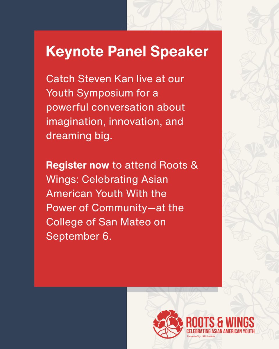 1990Institute's tweet image. 🚀 Meet Steven Kan—tech leader and builder of bold ideas as Alphabet’s Other Bets Director, overseeing investments.  He’s shaping the future with purpose and imagination. 

📷 Catch him live Sept 6 at our Youth Symposium! 📷eventbrite.com/e/the-2025-asi…… 

#1990Institute