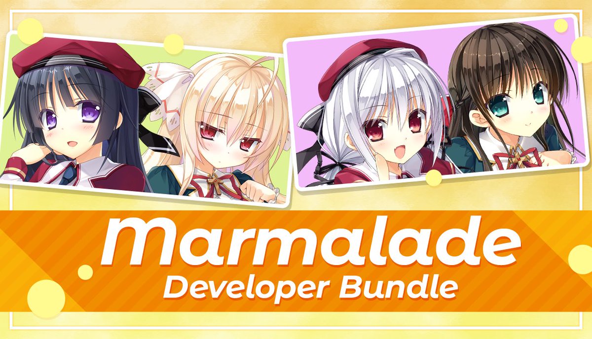 shiravune's tweet image. 🍊 Marmalade Developer Sale! 🍊
To celebrate the launch of Marshmallow All The Way Home, enjoy 20% off all the Marmalade games on Steam!
- Primal Hearts 1
- Primal Hearts 2
- Marshmallow All The Way Home (launch discount!)
Grab your copies at: store.steampowered.com/bundle/49998/M…