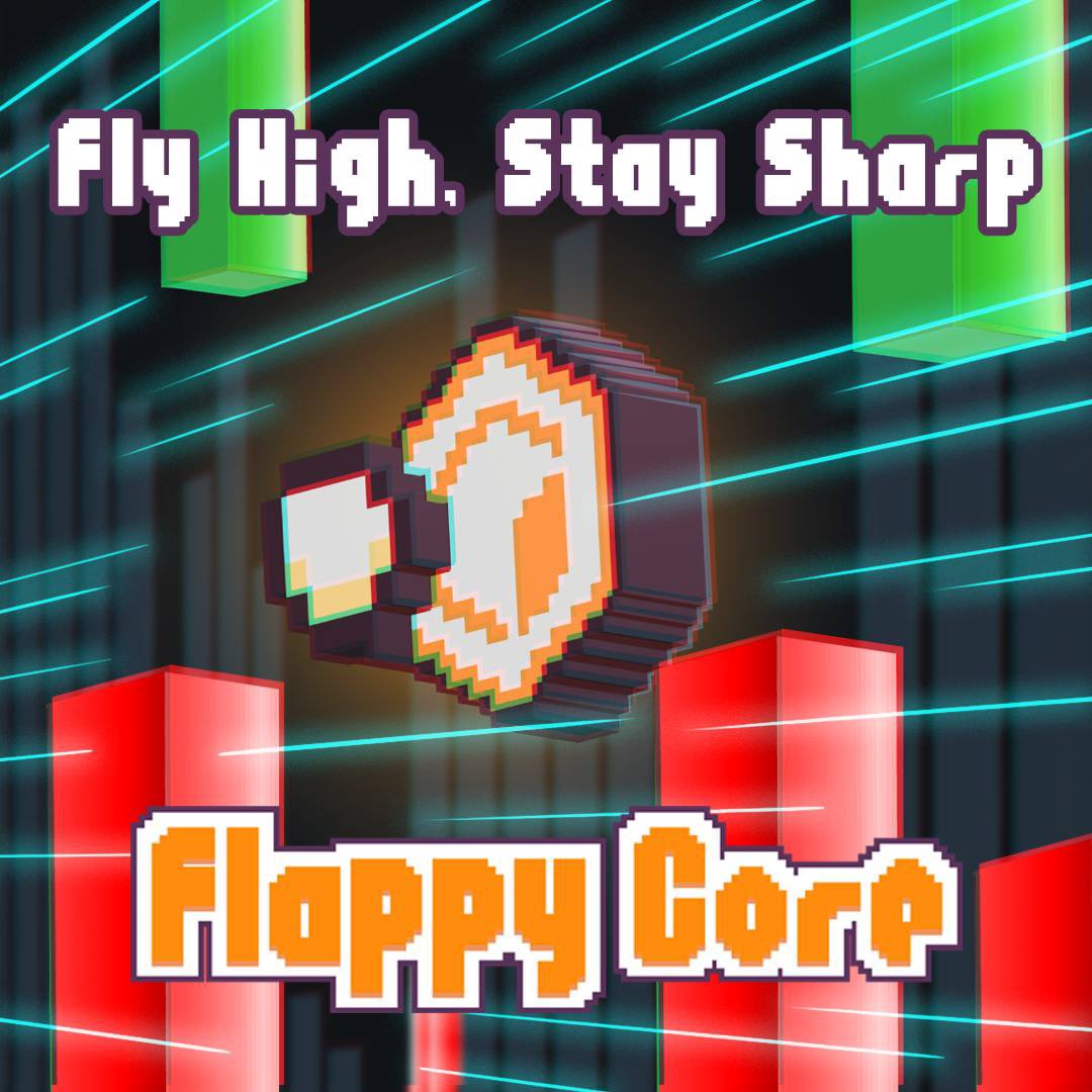FlappyCore's tweet image. Every tap is a test of skill - mistime it, and you fall. Keep your focus, time it right, and soar past every obstacle. 

How far can you make it today?