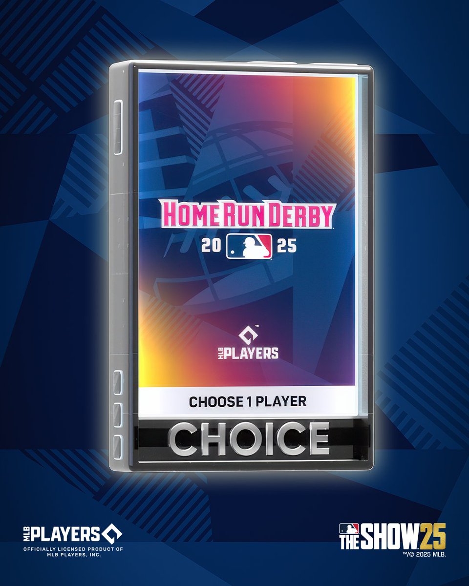 Here is the #HRDerby Choice Pack, which includes these sluggers:
🚀2️⃣0️⃣2️⃣5️⃣ HR Derby Byron Buxton
🚀2️⃣0️⃣2️⃣5️⃣HR Derby Oneil Cruz
🚀2️⃣0️⃣2️⃣5️⃣ HR Derby Junior Caminero
🚀2️⃣0️⃣2️⃣5️⃣ HR Derby Matt Olson
🚀2️⃣0️⃣2️⃣5️⃣ HR Derby Oneil Cruz
🚀2️⃣0️⃣2️⃣5️⃣ HR Derby Jazz Chisholm Jr.

#MLBTheShow
