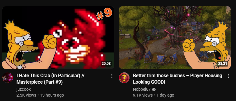 FlirtyChair's tweet photo. look how angry my youtube timeline is @juzcook @Nobbel87 https://t.co/GBmqO8jnSf