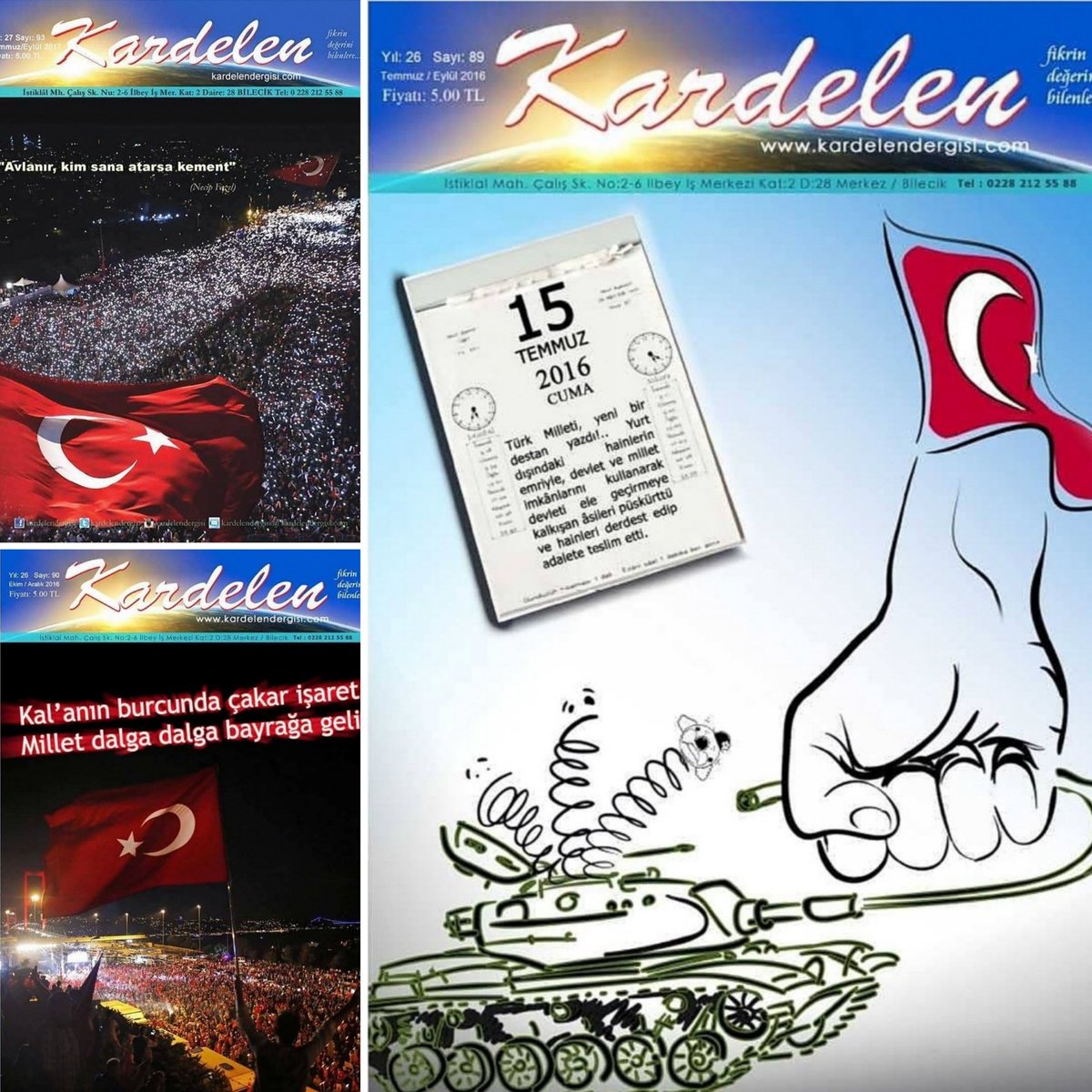 #15Temmuz hain darbe girişiminin yıl dönümünde şehitlerimizi rahmetle yâd ediyoruz.