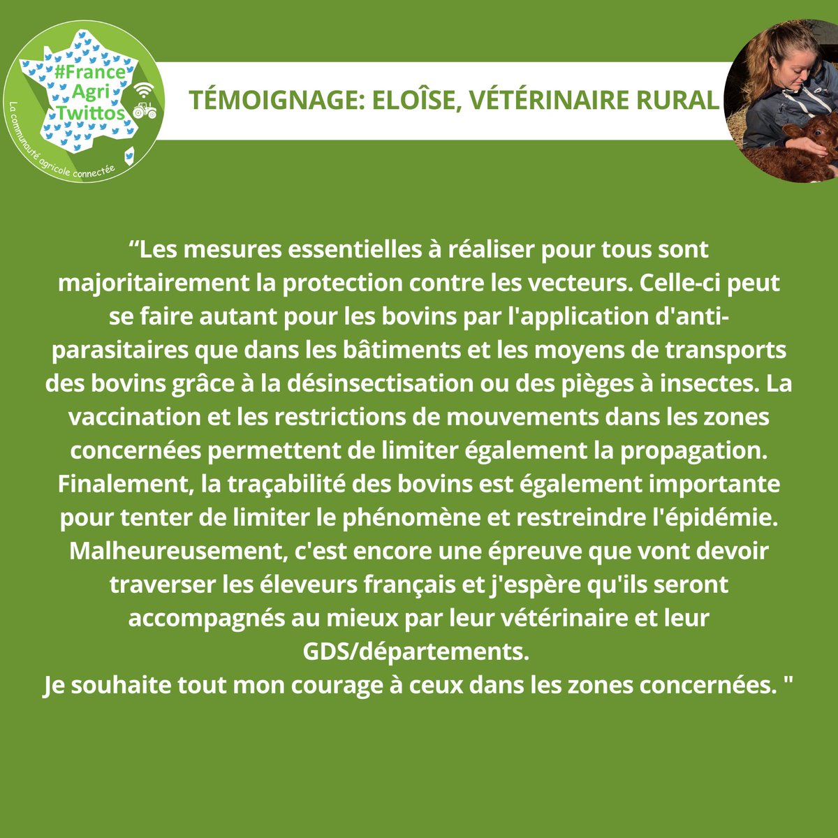 Fragritwittos's tweet image. La France a confirmé le 29 juin 2025 pour la première fois, un foyer de dermatose nodulaire contagieuse (DNC) bovine dans un élevage bovin laitier de Savoie sur la commune d’Entrelacs.
La DNC est une maladie non transmissible à l’homme. Cette maladie vectorielle strictement…