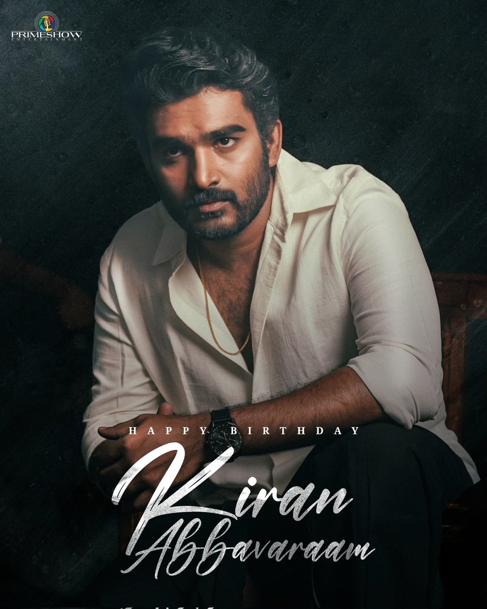 Primeshow Entertainment (@primeshowtweets) on Twitter photo Wishing the energetic and talented <a href="/Kiran_Abbavaram/">Kiran Abbavaram</a> a very Happy Birthday! 🎉
Here’s to a year filled with blockbuster success and exciting new projects! ✨
#HBDKiranAbbavaram Wishing the energetic and talented <a href="/Kiran_Abbavaram/">Kiran Abbavaram</a> a very Happy Birthday! 🎉
Here’s to a year filled with blockbuster success and exciting new projects! ✨
#HBDKiranAbbavaram