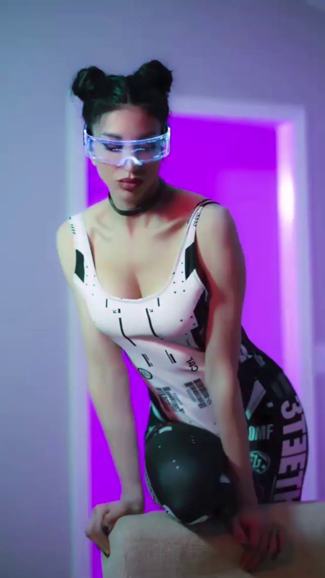 dustrial's tweet image. DJ Liona Stone vibing in Dustrial
#usergenerated #cyberpunk #techno