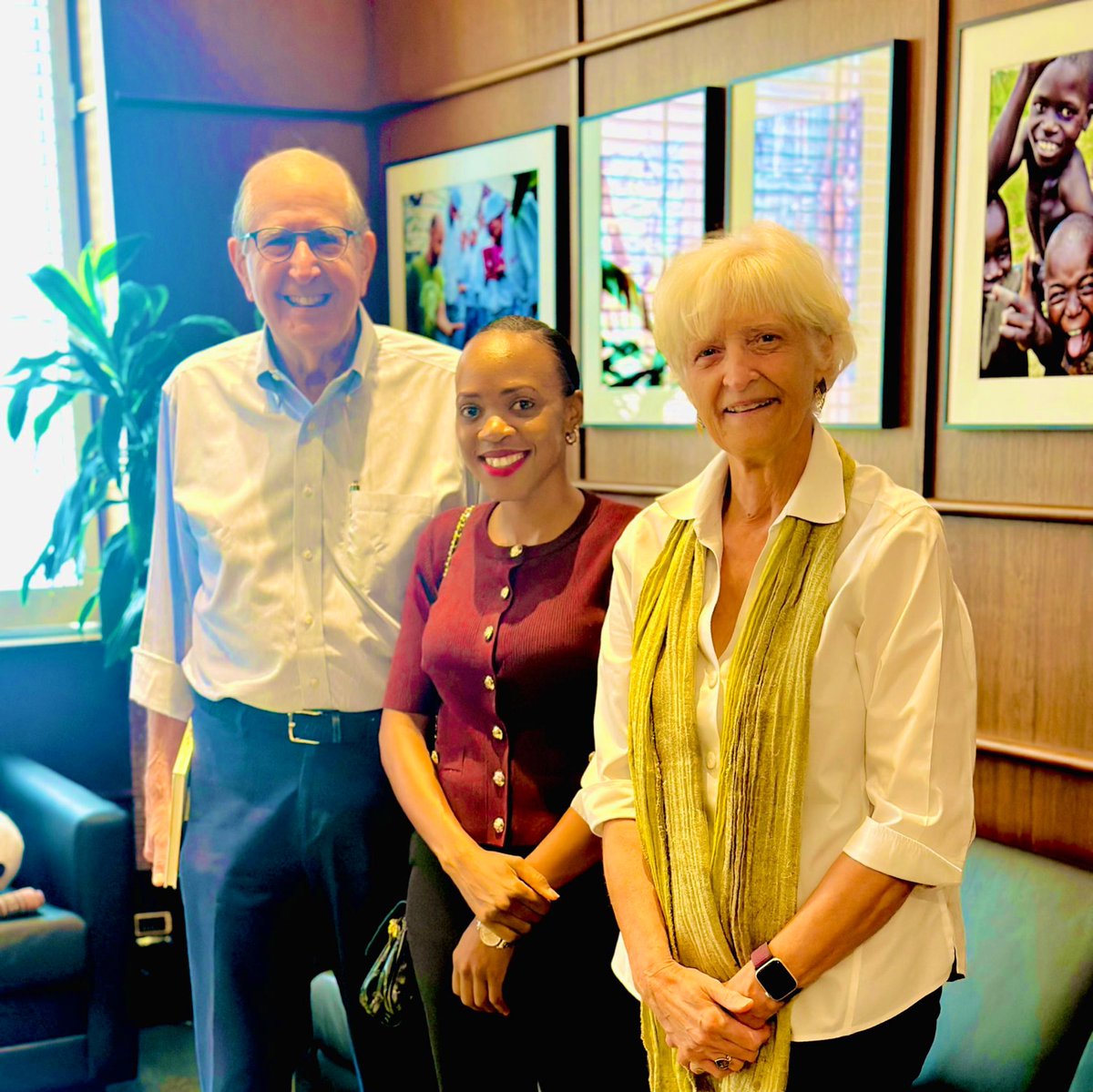 Rebecca Cherop (@rebeccacherop_) on Twitter photo Honored to have met & spent the day with Dr. <a href="/EllenJMacKenzie/">Ellen MacKenzie</a>, the current Dean, & Dr. Soomer (Dean Emeritus) of <a href="/JohnsHopkinsSPH/">Johns Hopkins Bloomberg School of Public Health</a> today.
From learning about the schoolβs legacy, to receiving books, wisdom, & encouragement, I walked away inspired to lead with heart & purpose. Honored to have met & spent the day with Dr. <a href="/EllenJMacKenzie/">Ellen MacKenzie</a>, the current Dean, & Dr. Soomer (Dean Emeritus) of <a href="/JohnsHopkinsSPH/">Johns Hopkins Bloomberg School of Public Health</a> today.
From learning about the schoolβs legacy, to receiving books, wisdom, & encouragement, I walked away inspired to lead with heart & purpose.