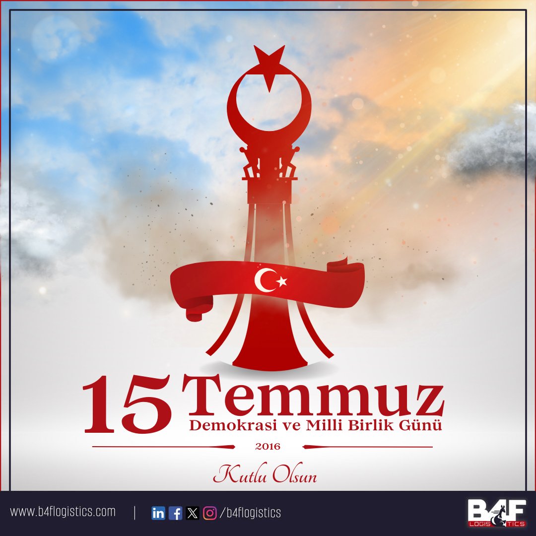 15 Temmuz Demokrasi ve Milli Birlik Günü Kutlu Olsun
.
.
.
#15Temmuz #Demokrasi #MilliBirlik