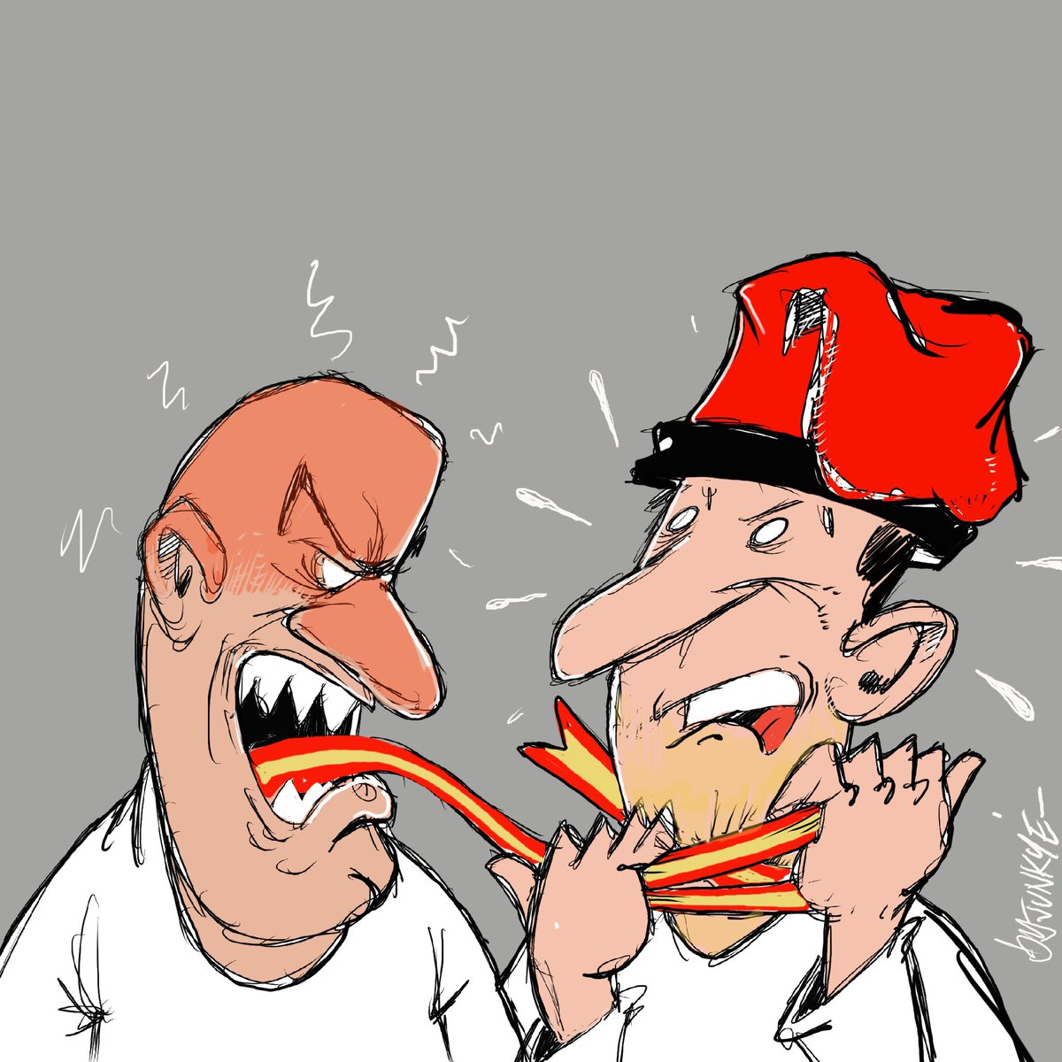 ByJunkye's tweet image. Pobrets i pobretes,que vénen de fora i no volen apendre la nostra llengua…#queponetudni #enespañolcoño #hablamencristiano